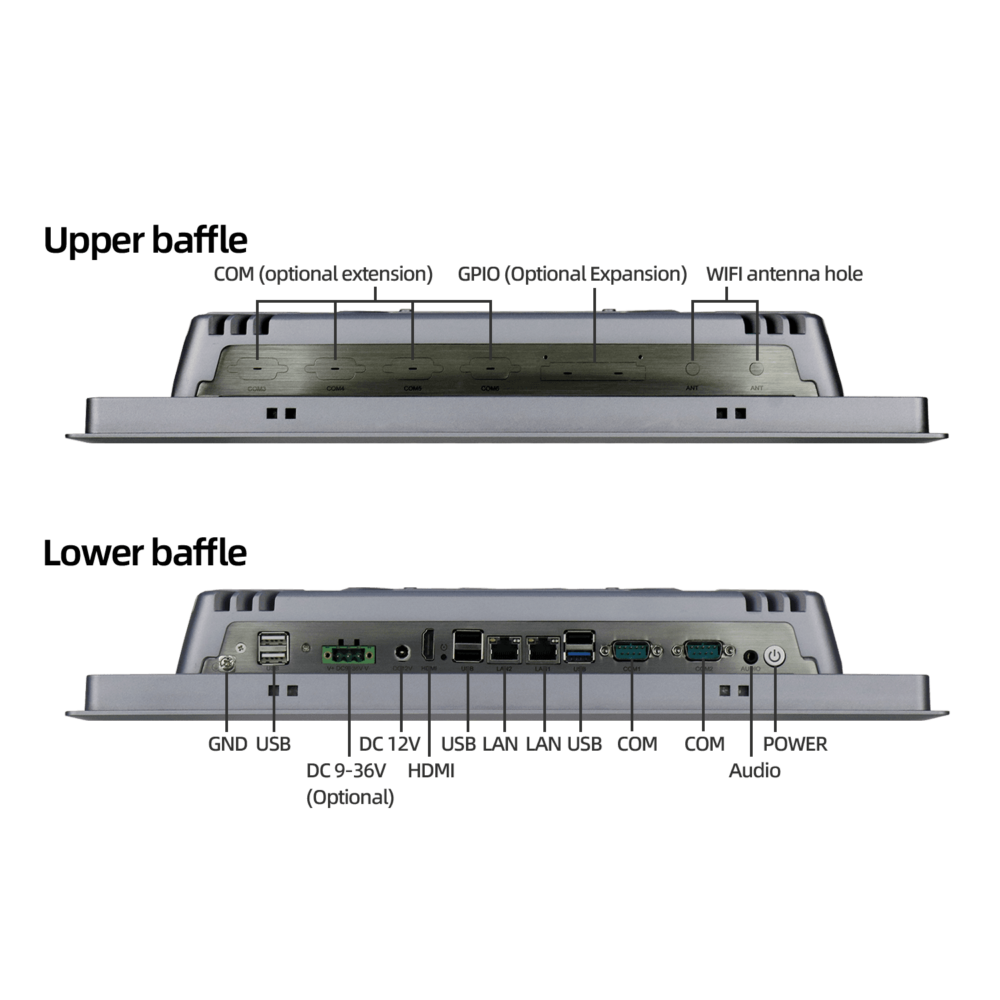 17寸无风扇触摸屏工业一体机 SCP-K170SR - 图片 7